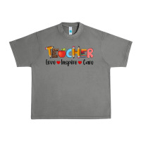 Tornado teacher love inspıre care wıth  and pen Urban Heavy Tee - Artiststas