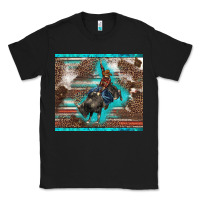 Black western rodeo bullfighter serape leopards turquoise's gliterrs Classic Tee - BarkalooDesign