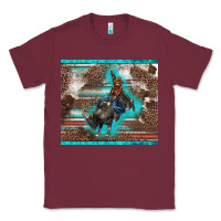 Burgundy western rodeo bullfighter serape leopards turquoise's gliterrs Classic Tee - BarkalooDesign