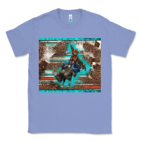 Colony Blue western rodeo bullfighter serape leopards turquoise's gliterrs Classic Tee - BarkalooDesign