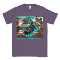 Western Rodeo Bullfighter Serape Leopards Turquoise's Gliterrs Classic Tee | Teevron