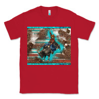 Red western rodeo bullfighter serape leopards turquoise's gliterrs Classic Tee - BarkalooDesign