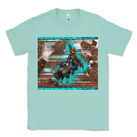 Seafoam western rodeo bullfighter serape leopards turquoise's gliterrs Classic Tee - BarkalooDesign
