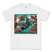 White western rodeo bullfighter serape leopards turquoise's gliterrs Classic Tee - BarkalooDesign