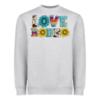 Heather Grey love rodeo Heavyweight Sweatshirt - AdoDesignShop
