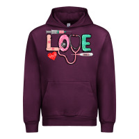 Mauve Wine love nursing Urban Hoodie - CowGirlArtShop
