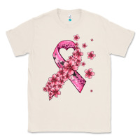 Natural pink cancer ribbon Classic Tee - AdoDesignShop