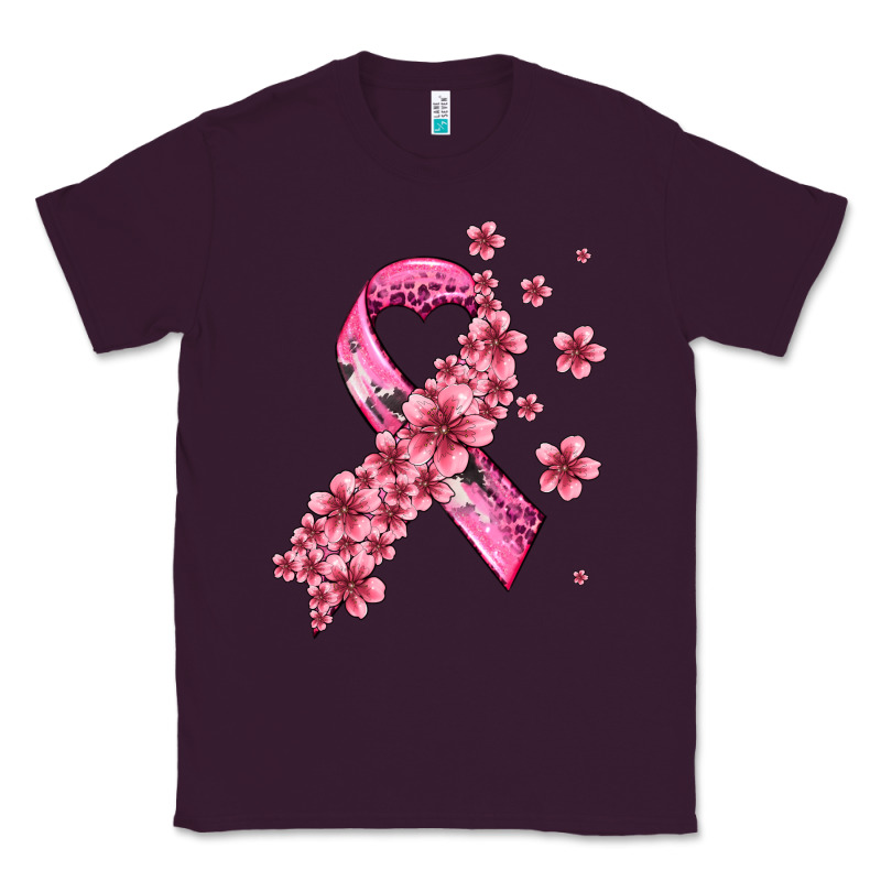 Pink Cancer Ribbon Classic Tee by AdoDesignShop | Teevron