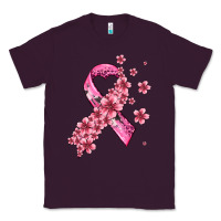 Plum pink cancer ribbon Classic Tee - AdoDesignShop