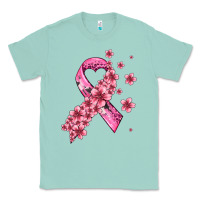 Seafoam pink cancer ribbon Classic Tee - AdoDesignShop