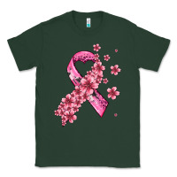 Sports Green pink cancer ribbon Classic Tee - AdoDesignShop