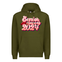 Army Green senior class of 2024 Premium Hoodie - JahusDesignShop