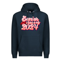 Navy senior class of 2024 Premium Hoodie - JahusDesignShop