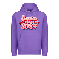 Purple senior class of 2024 Premium Hoodie - JahusDesignShop