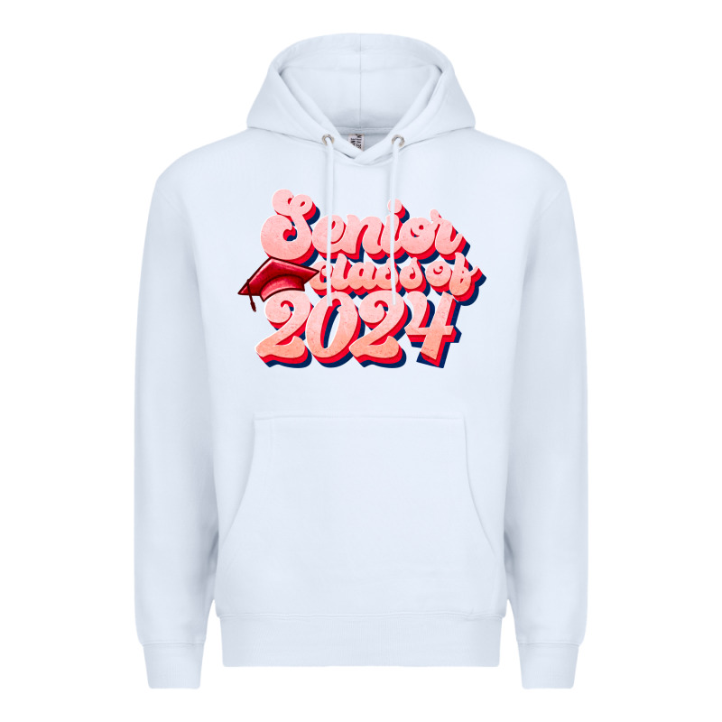 Senior Class Of 2024 Premium Hoodie by JahusDesignShop | Teevron