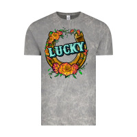 Cloud Rock horseshoe lucky Vintage Tee - JahusDesignShop