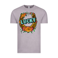 Vintage Zinc horseshoe lucky Vintage Tee - JahusDesignShop