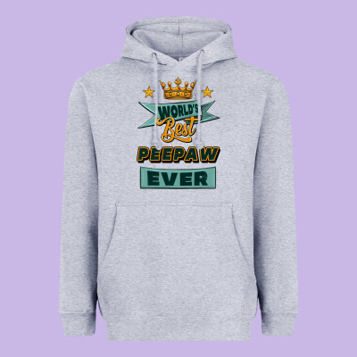 World's Best Peepaw Ever Heavyweight Hoodie Designed By Jasminsmagicworld