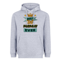 Heather Grey world's best peepaw ever Heavyweight Hoodie - Jasminsmagicworld