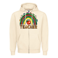 Sandshell rainbow teacher Zipper Hoodie - NancyCooperArtShop