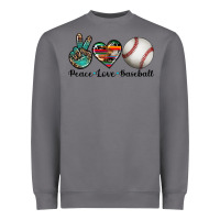 Storm peace love baseball Heavyweight Sweatshirt - Artiststas