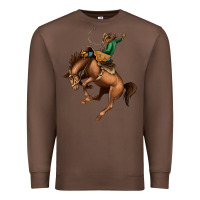 Chestnut Bucking Bronco Rodeo Premium Sweatshirt - Bettercallsaul