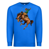 True Royal Bucking Bronco Rodeo Premium Sweatshirt - Bettercallsaul
