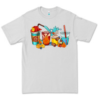 Dove Grey firefighter coffee cups Premium Tee - AdoDesignShop
