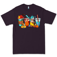 Plum firefighter coffee cups Premium Tee - AdoDesignShop