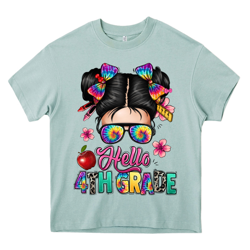 Hello Fourth Grade Heavy Core Tee by texasbilliewilder | Teevron