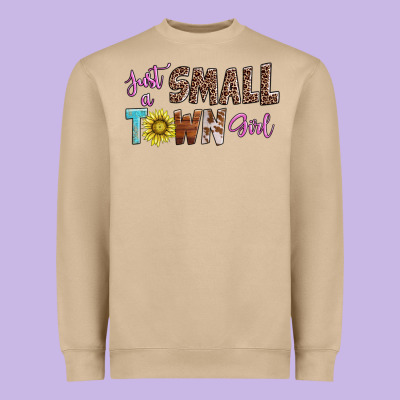 Just A Small Town Girl Heavyweight Sweatshirt Designed By Adodesignshop