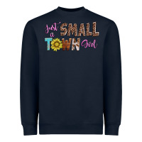 Navy just a small town girl Heavyweight Sweatshirt - AdoDesignShop