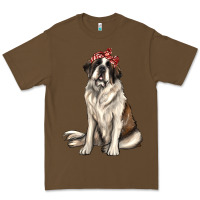 Cacao st bernard with bandanna Premium Tee - texasbilliewilder