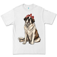 White st bernard with bandanna Premium Tee - texasbilliewilder