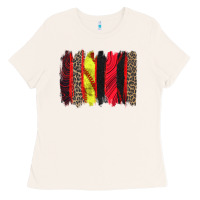Bone softball brushstroke Ladies Tee - Zillion Design Studio