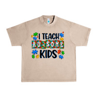French Oak i teach ausome kids Urban Heavy Tee - AdoDesignShop