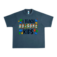 Midnight Navy i teach ausome kids Urban Heavy Tee - AdoDesignShop