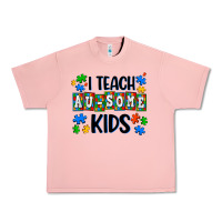 Salmon i teach ausome kids Urban Heavy Tee - AdoDesignShop