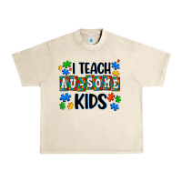 Sandshell i teach ausome kids Urban Heavy Tee - AdoDesignShop