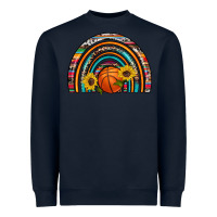 Navy basketball rainbow Heavyweight Sweatshirt - Artiststas