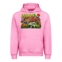 Fuchsia Pink Mama bear Autism Urban Hoodie - CowGirlArtShop