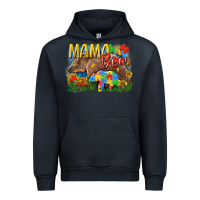Navy Mama bear Autism Urban Hoodie - CowGirlArtShop