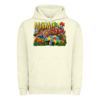 Pigment Pistachio Mama bear Autism Urban Hoodie - CowGirlArtShop