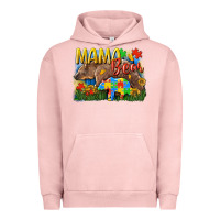 Pigment Salmon Mama bear Autism Urban Hoodie - CowGirlArtShop