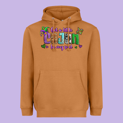 Got A Little Cajun In My Soul Heavyweight Hoodie Designed By Jasminsmagicworld