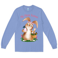 Colony Blue Babies First Easter Girls Long Sleeve Tee - Jasminsmagicworld