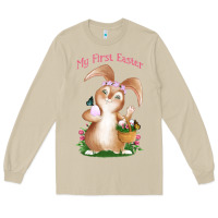 Mushroom Babies First Easter Girls Long Sleeve Tee - Jasminsmagicworld