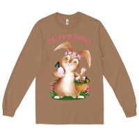Toasted Coconut Babies First Easter Girls Long Sleeve Tee - Jasminsmagicworld
