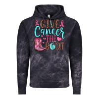 Cloud Black give cancer the boot Vintage Hoodie - JahusDesignShop