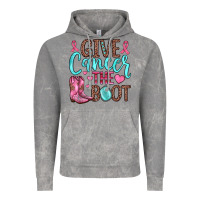 Give Cancer The Boot Vintage Hoodie | Teevron
